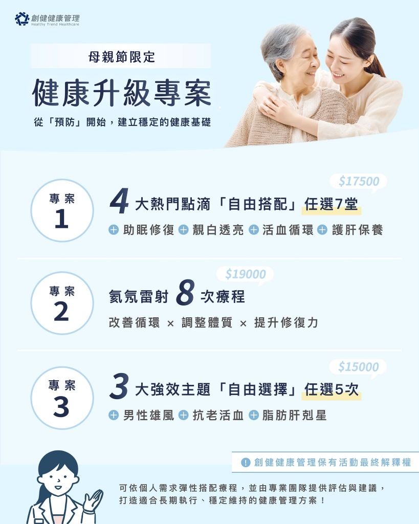 整合醫學-健康升級專案全新釋出！